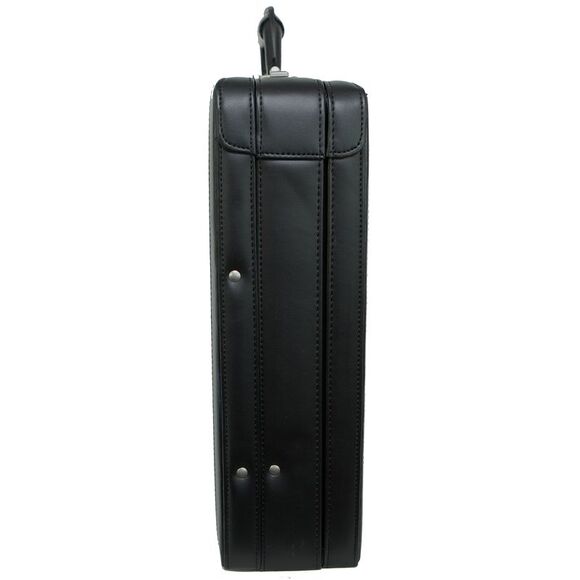 Alpine Swiss Expandable Leather Attache Briefcase Combination Locks Hard Case - Picture 6 of 12